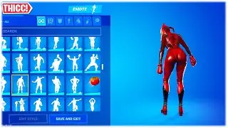 Fortnite 'The Look' Emote BUT Every Second is a DIFFERENT FEMALE Character.. (100% SYNC) 😍❤️