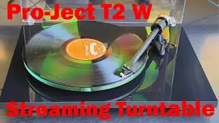 Turntable for Sonos.  Stream vinyl anywhere. The all-new streaming turntable Pro-Ject T2 W