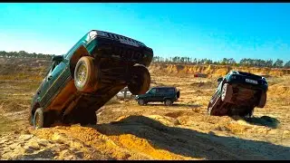 БИТВА ПСИХОВ  В КАРЬЕРЕ/TOYOTA, AUDI, JEEP, PORSCHE,  VOLKSWAGEN, УАЗ
