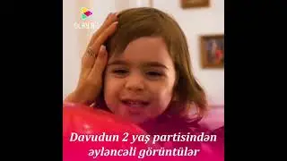 Davudun 2 yaş partisindən əyləncəli görüntülər