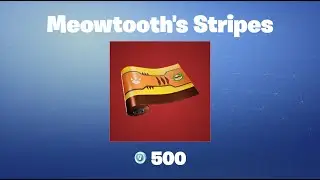 Meowtooth's Stripes | Fortnite Wrap