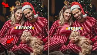 how to quickly REMOVE A LIGHT STAND in PHOTOSHOP