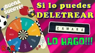 Si lo puedes DELETREAR lo HAGO challenge - RETO con RULETA con Rosa y Rhianna