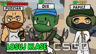 LOSOWE KLASY POSTACI w CS:GO z EKIPĄ!