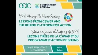 YPH Policy Matters Series: Lessons from CSW69 & the BPfA
