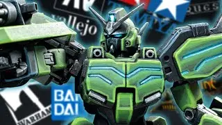 Combining Miniature Wargaming with Gundam | Hand Painted Heavyarms Kitbash