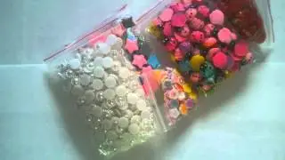 серединки для канзаши с алиэкспресс 2 посылка