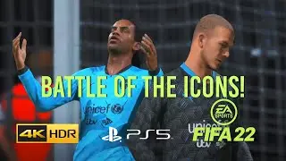FIFA 22 PS5 - ICONS vs ICONS (SOCCER AID vs SOCCER AID) - 4K 60FPS HDR Next-Gen Gameplay