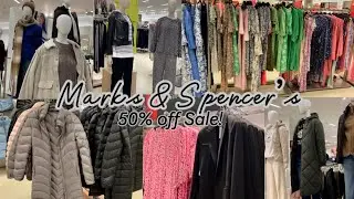 Marks and Spencer 50% SALE! Autumn/Winter Collection and Sale 2023  | Uk Desi Vlogger