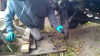 hooking up homemade snowplow