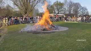 Osterfeuer im Britzer Garten 2022 - Endlich keine Masken mehr