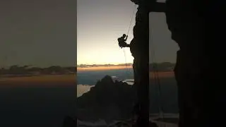 Rappelling the Tetons