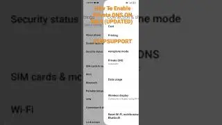 How To Enable Private DNS ON MIUI #TPPSUPPORT #Trending