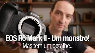 Canon EOS R6 Mark II - Um monstro de câmera, uma das melhores do mercado, mas tem um pequeno porém.