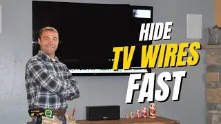 Easy DIY Trick to Hide TV Wires Fast!