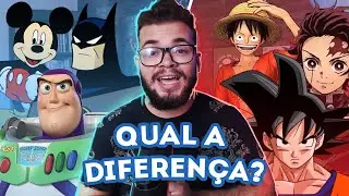 Animação AMERICANA VS. Animação JAPONESA | Qual é a melhor?