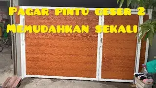 Review pagar terbaru model 2pintu geser,classik banget