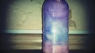 Как сделать КОСМОС В БУТЫЛКЕ  . Эксперимент в бутылке ))