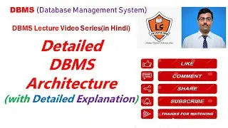 DBMS Architecture with detailed explanation | Detailed Architecture of Database Management System