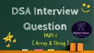 Top Array & String Interview Questions for Placements 2026  | DSA Preparation | Google,  Amazon