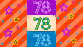 Endless Numbers 78 || Inversions Color Effect  || Bevel Effect And G major Effect.