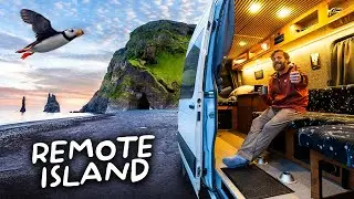 Remote Iceland Van Camping - Puffins, Ancient Caves, & Northern Lights (EP 7)