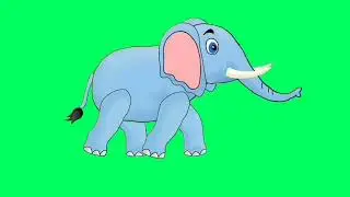 elephant animation video #76 green screen videos