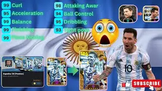 The Argentina 24 Premium L Messi Training 106 rated [efootball] #pes