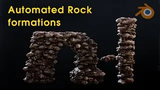How to generate these rock formations in Blender