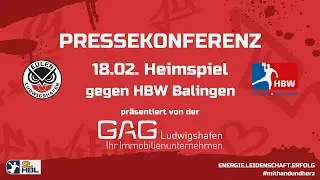 PRESSEKONFERENZ EULEN LUDWIGSHAFEN - HBW BALINGEN-WEILSTETTEN