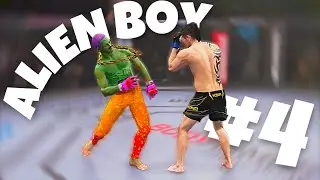 Alien Boy DESTROYS Cocky FIGHTER and snatched his ANKLES 😈 | UFC 4 (Episode 4)
