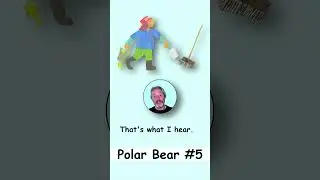 Part-5 "Polar Bear, Polar Bear, What Do You Hear?" #SHORTS  - しろくまくん なにがきこえる？ - ブライアン先生の英語絵本読み聞かせ