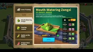 How to complete Mouth-watering Zongzi event | Rise of Kingdoms | Garryobi