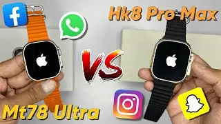 Mt78 Ultra🔥 Vs  Hk8 Pro Max ⚡️Smartwatch ✅ | Hk8 Pro Max Vs Hello Watch 3, Mt78 Ultra Vs Apple Watch