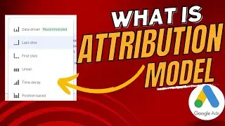 What is Attribution Model in Google Ads / Google Analytics #googleads #attributionmodel