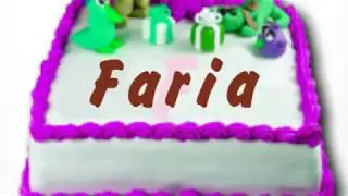 Happy Birthday Faria