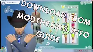 Sims 4 mods how to Download CC from modthesims.info ( ͡° ͜ʖ ͡°)