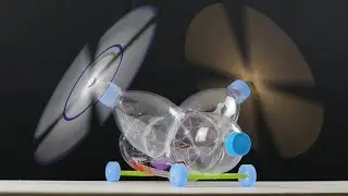 How to Make a Helicopter using Plastic Bottle