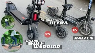 Review KAABO WOLF WARRIOR vs DUALTRON ULTRA vs HALTEN