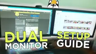How to setup dual monitors and change their refresh rates