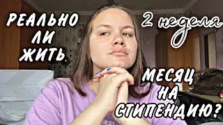 ЖИВУ МЕСЯЦ НА СТИПЕНДИЮ || 2 НЕДЕЛЯ