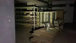 Заброшенное бомбоубежище с медицинским оборудованием