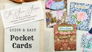 Easy Pocket Fold Card Tutorial | One 12" x 12" Designer Series Paper