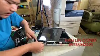 How to clean transfer belt for Xerox WC 74,75,78,79series and Fujixerox IVC  series ,
