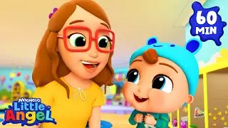 I Like School Now | Fun with Baby John! | Little Angel Nursery Rhymes & Kids Songs