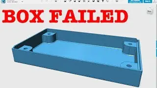 How NOT to 3D print a project-box