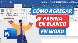 Cómo insertar página en blanco en Word | Tutorial Word