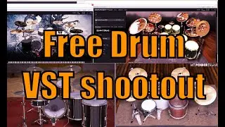 Free Drum VST shootout! In the mix and solo. #drums #vstplugins