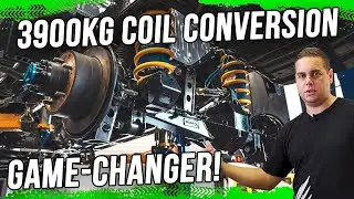 The Difference a JMACX Coil Conversion Makes on This 79 Series Build | 300MM EXTENSION + 4200KG GVM