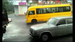 Дождь и град в Кисловодске. Rain and Hail. 2012.
